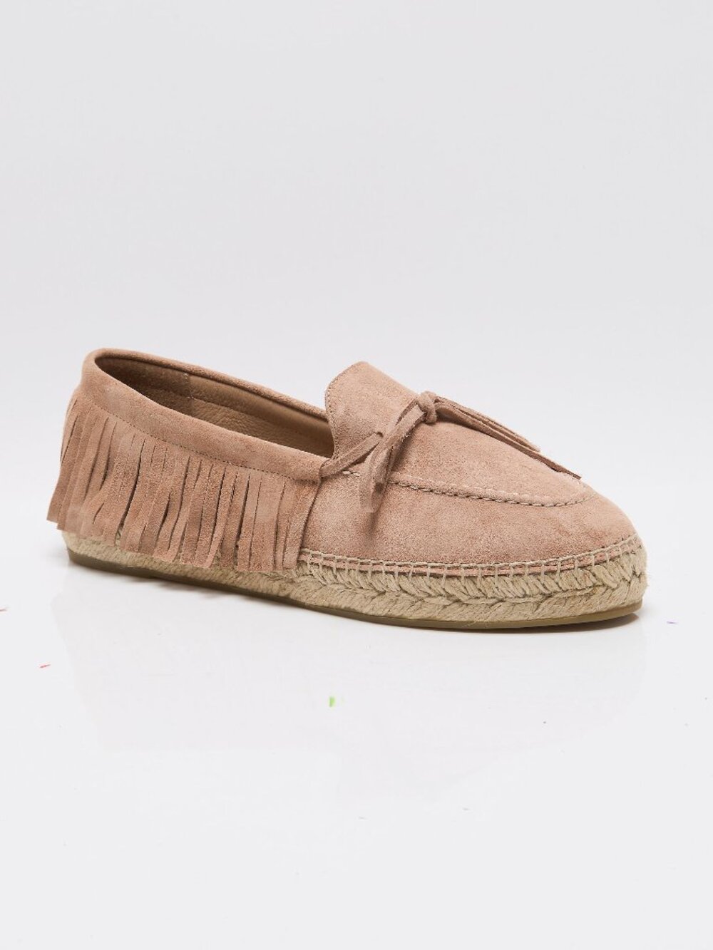 FREE PEOPLE Faraway Fringe Espadrilles / Dusty Rose - Picture 8 of 14